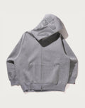 LINE CAMO INTERLOCK RELAXED FIT SHARK FULL ZIP HOODIE MENS