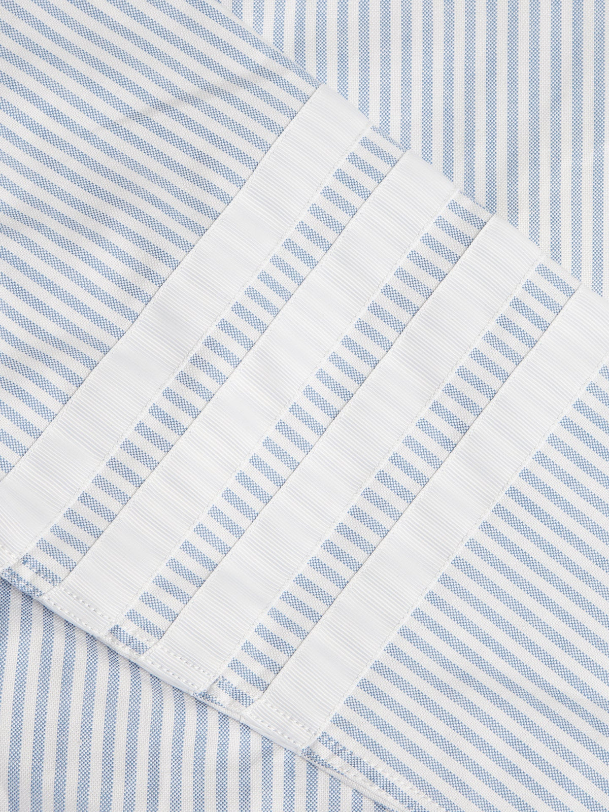 Men's Striped Long-Sleeve Shirt — Classic Button Collar | Thom Browne