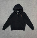 BAPE A Bathing Ape FW24 Ape Head Badge Full-Zip Hoodie — Black