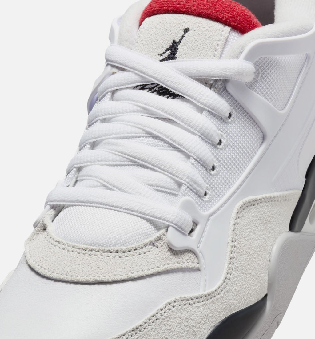Air Jordan 4 RM Men's Shoes - White/Black/Neutral Grey