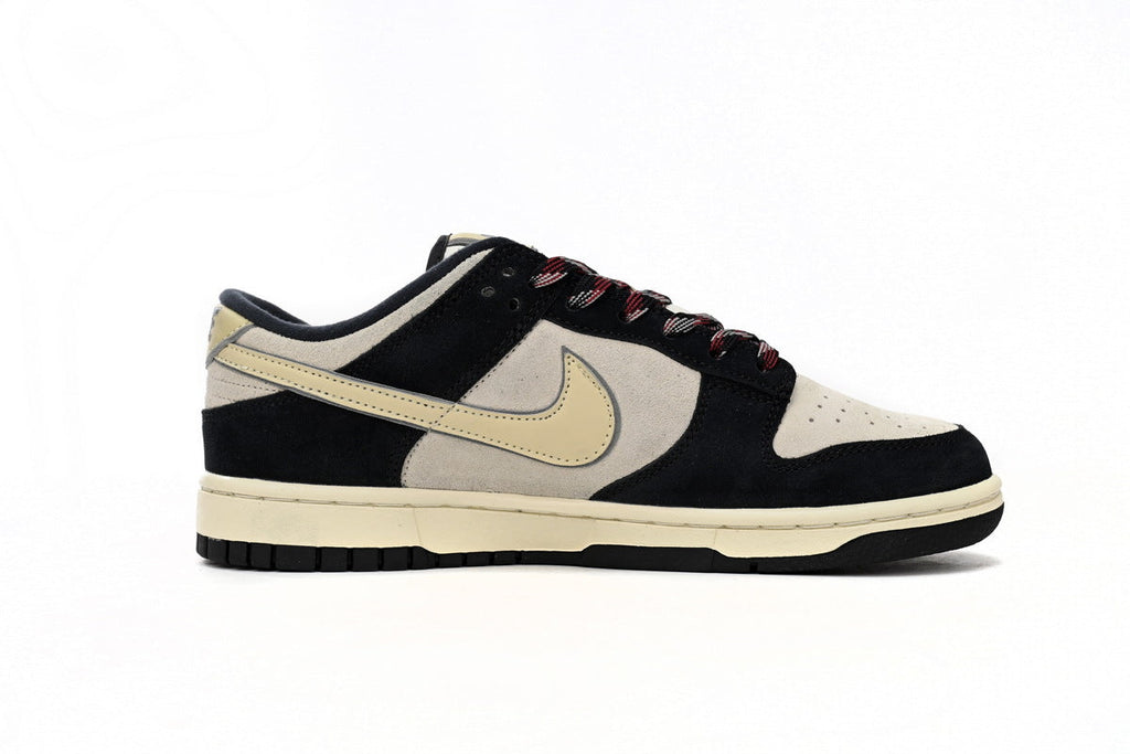 Nike Dunk Low LX Black Suede Team Gold Reps Sneaker DV3054-001