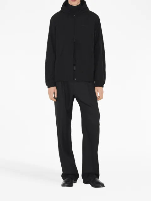 Burberry logo-print long-sleeve hoodie