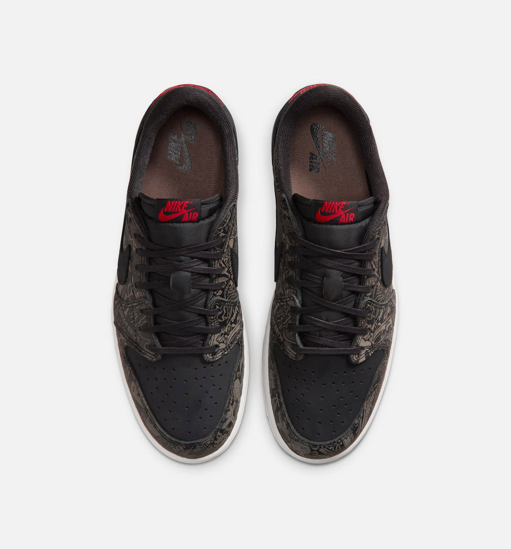 Air Jordan 1 Retro Low OG Laser Men's Shoes - Black/Varsity Red