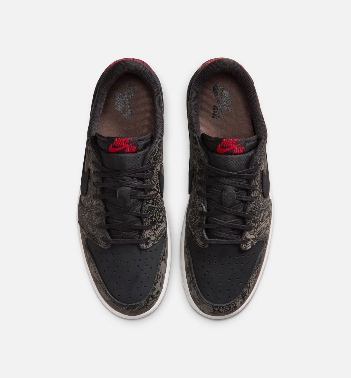 Air Jordan 1 Retro Low OG Laser Men's Shoes - Black/Varsity Red