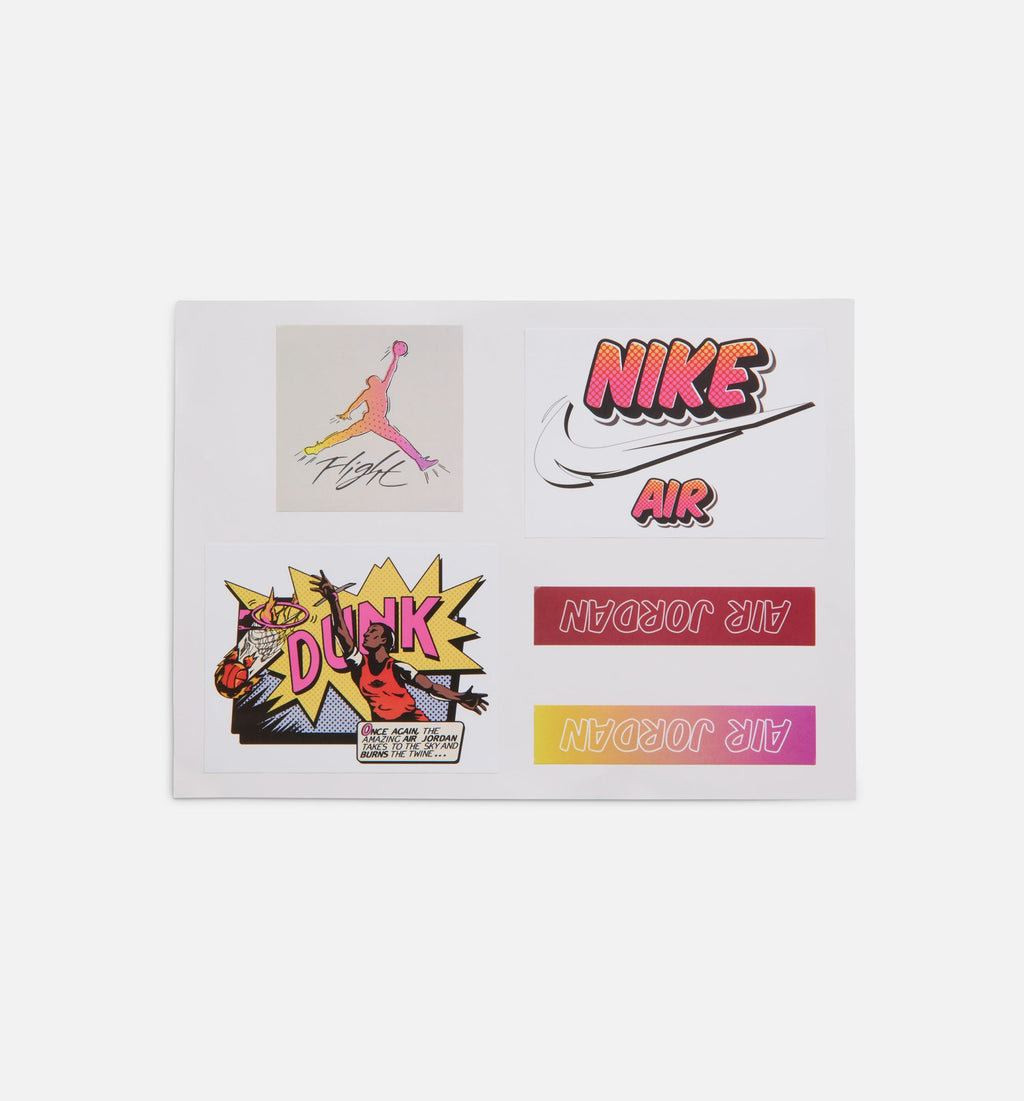 Air Jordan 4 Retro Comic Men's Shoes - Off White/Fire Pink