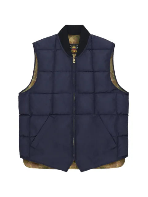 Fortela padded camouflage sleeveless gilet