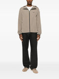 BOSS hooded logo-print jacket