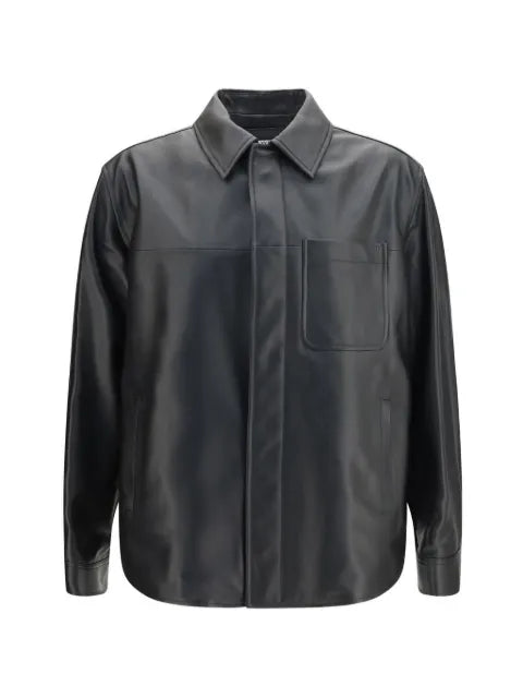 LOEWE leather overshirt
