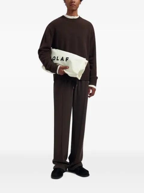 OLAF logo-embroidered sweater