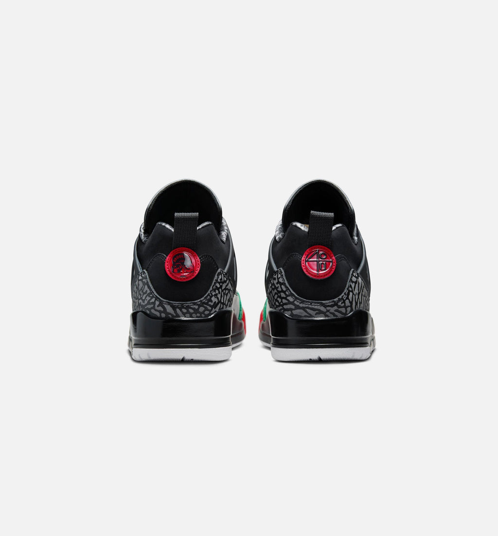 Jordan Spizike Low - Men's Lifestyle Sneaker (Black/Classic Green/White/Varsity Red)