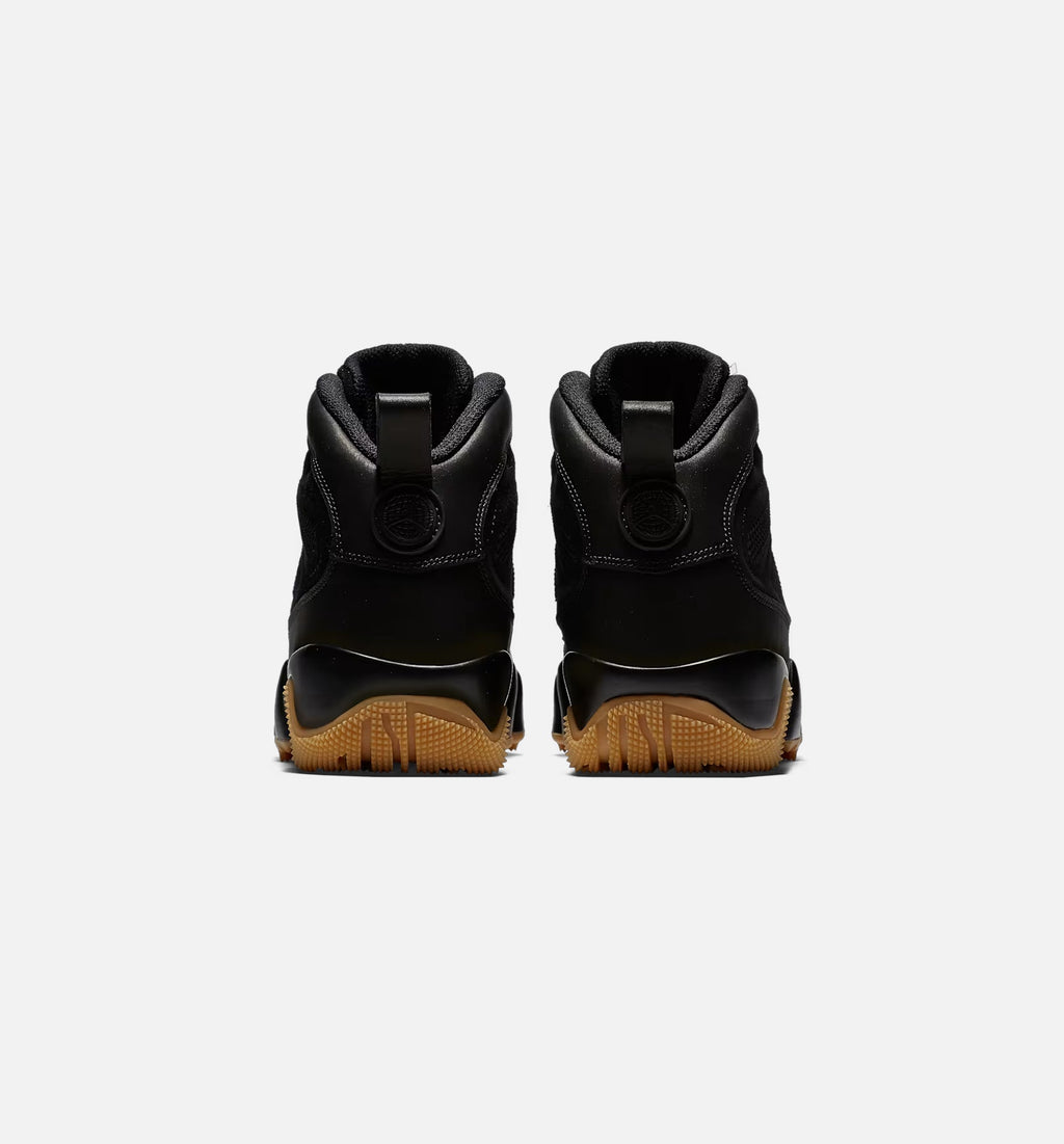 Air Jordan 9 Retro Men's Lifestyle Boots - Black/Gum Light Brown