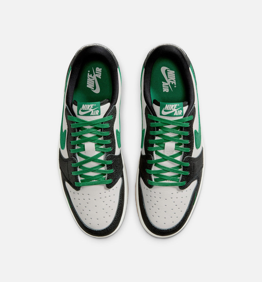 Air Jordan 1 Retro Low OG Men's Shoes - Phantom/Pine Green