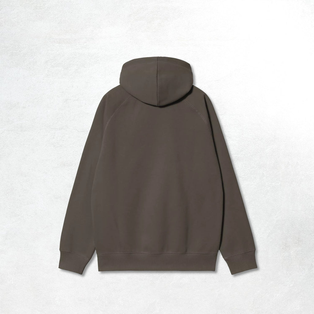 Carhartt WIP Hooded Chase Sweat: Shungite / Gold