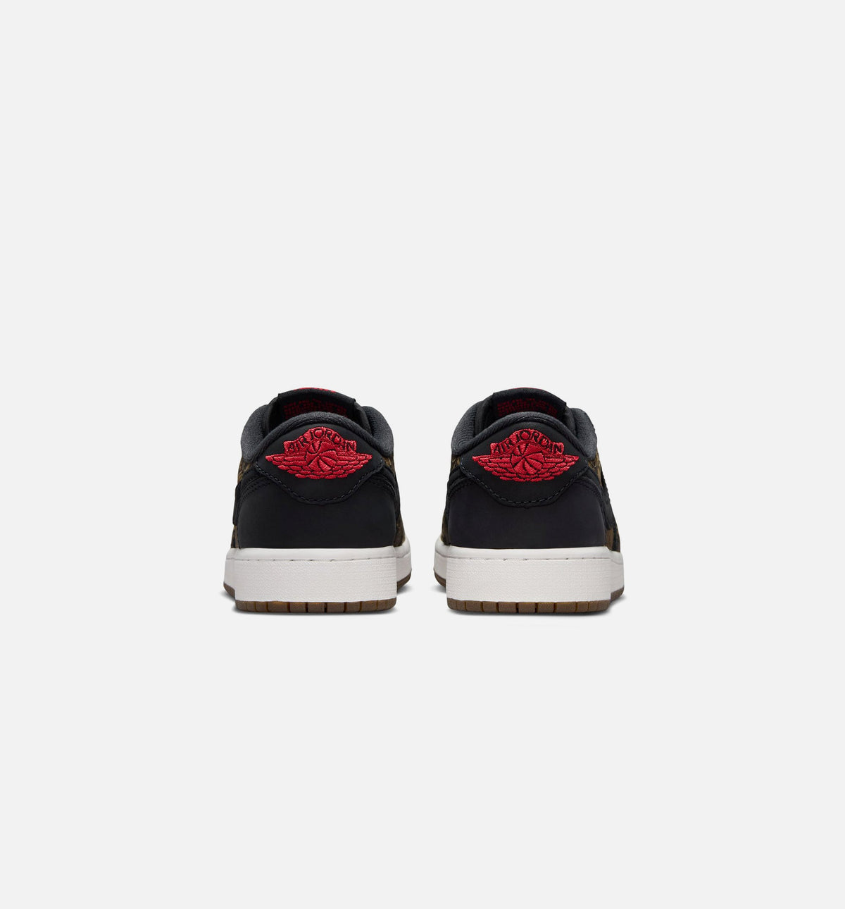 Air Jordan 1 Retro Low OG Laser Grade School Shoes - Black/Varsity Red