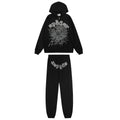Sp5der Spider-Web Zip Hoodie & Jogger Matching Set