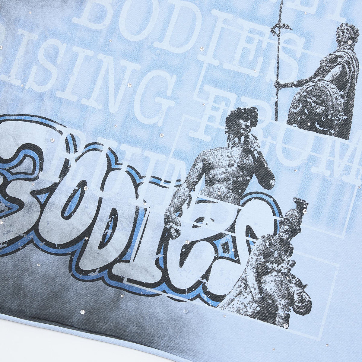 FIRST ROW Heavenly Bodies Rhinestone-Look Graphic T-Shirt