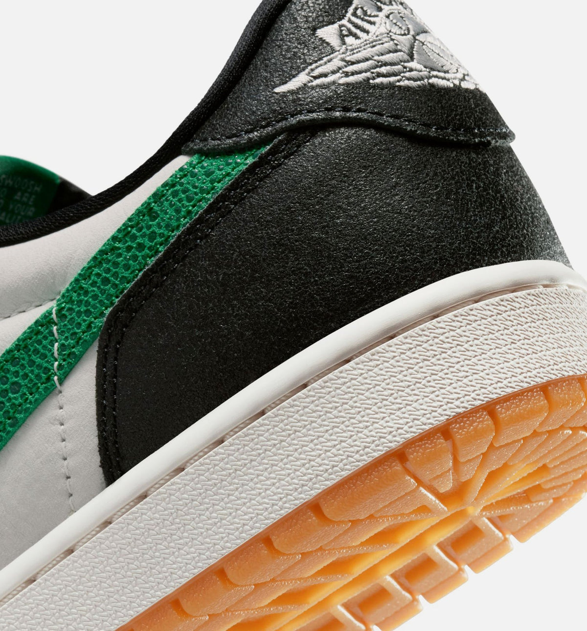 Air Jordan 1 Retro Low OG Men's Shoes - Phantom/Pine Green