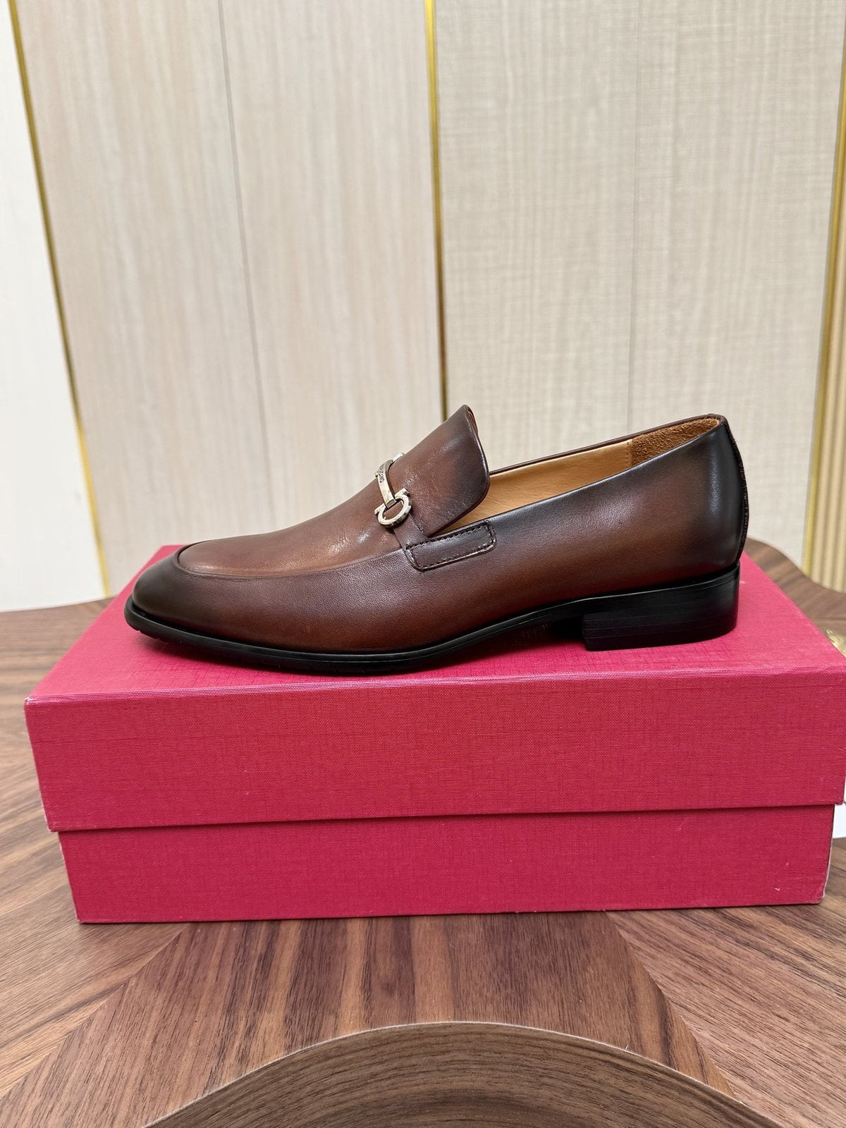 Salvatore Ferragamo Men's Brown Bit Loafers