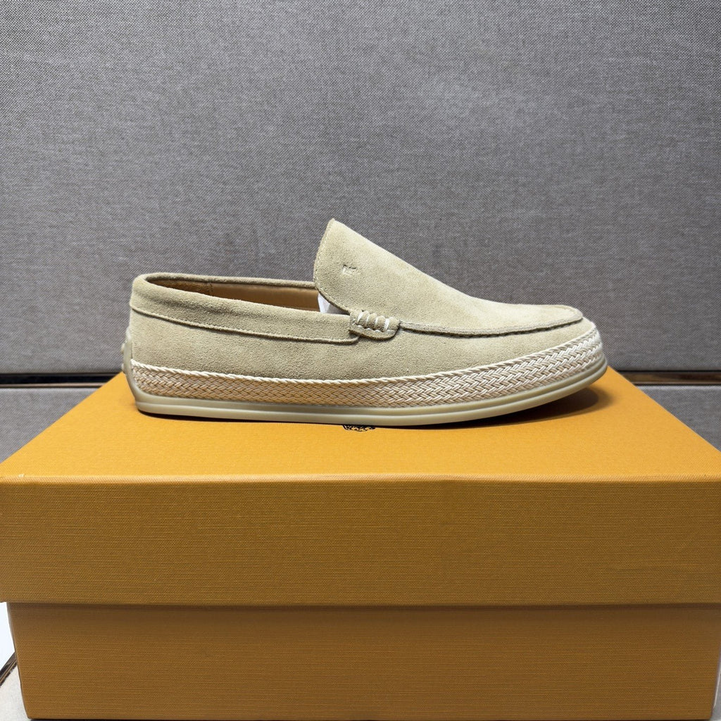 TOD'S Men's Textured Slip-On Loafers