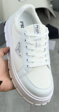 Prada Paneled Lug-Sole Sneakers
