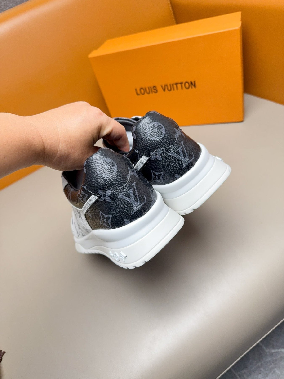 Louis Vuitton Monogram-Pattern Sneakers