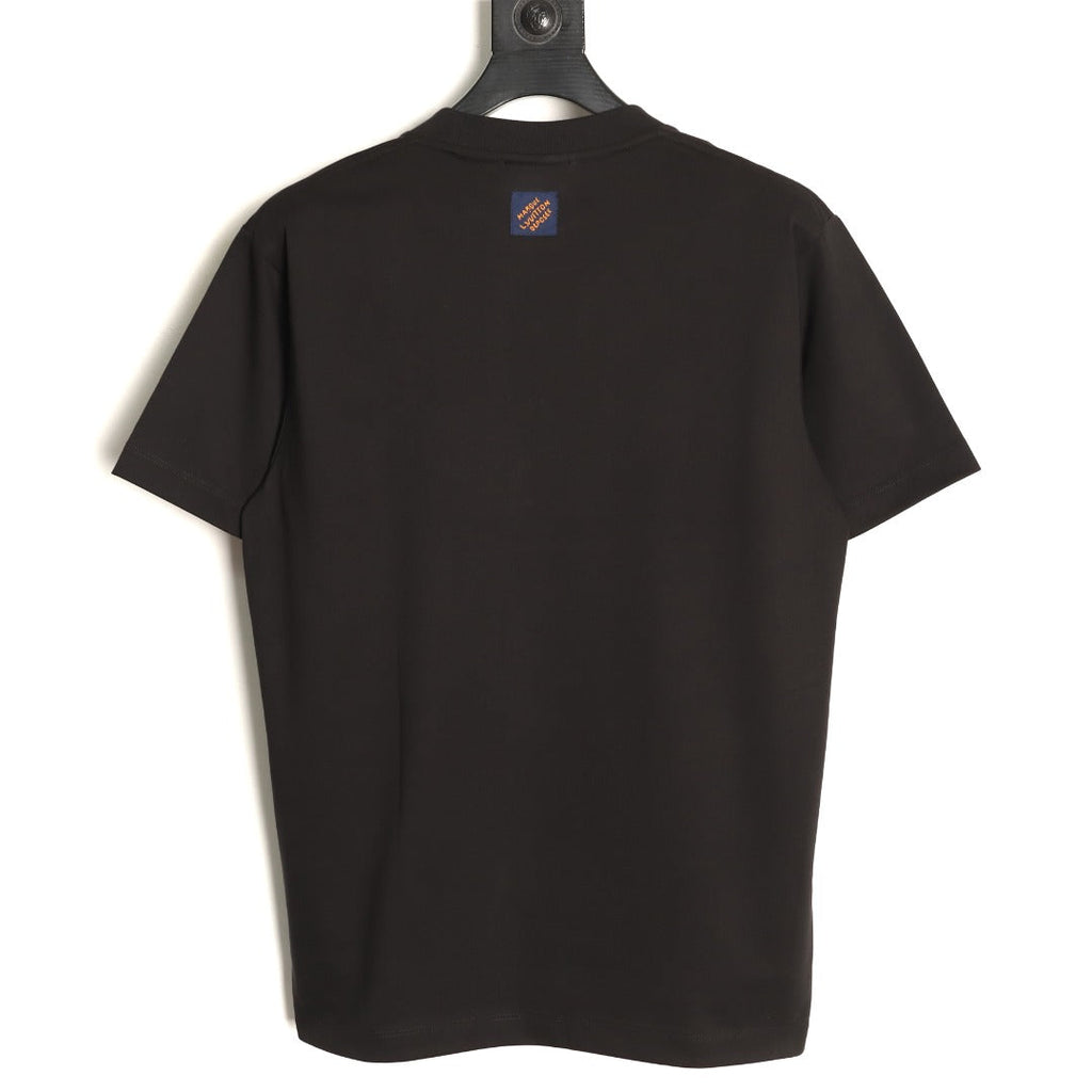 Louis Vuitton Fox and Ribbon Motif T-Shirt - Black