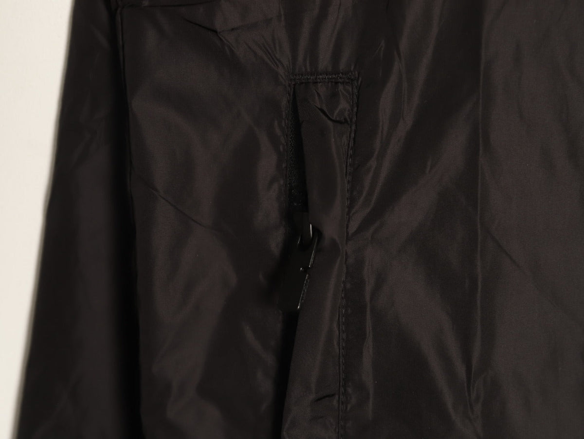 Burberry Check-Trim Hooded Zip-Up Jacket - Dark Brown